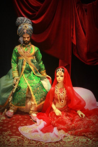 Maharaja and his consort